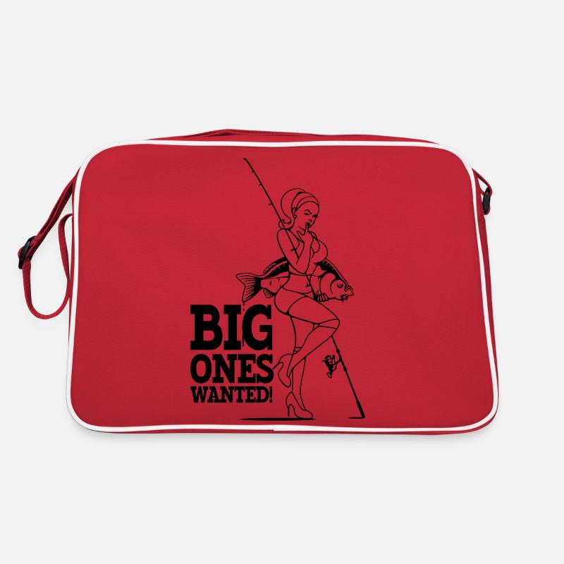 Les grands voulaient! - Sac Retro - rouge/blanc