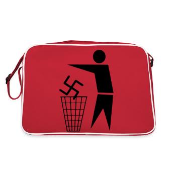 Racism sucks - Sac Retro - rouge/blanc - Dos