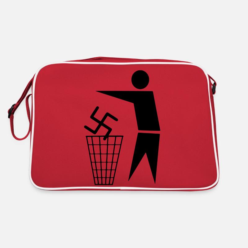 Rassismus saugt Retro Tasche