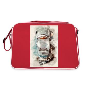 Pagode 280 SL W113 - Retro Tasche - Rot/Weiß - Hinten