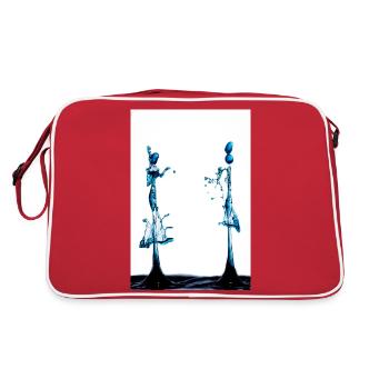 rencontre - Sac Retro - rouge/blanc - Dos