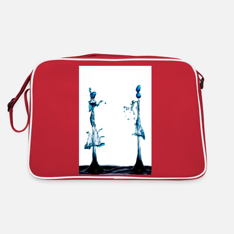 Treffen - Retro Tasche - Rot/Weiß
