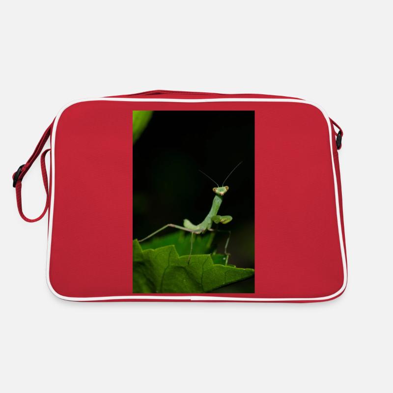 Wilde Mantodea Spezies auf Kreta Retro Tasche