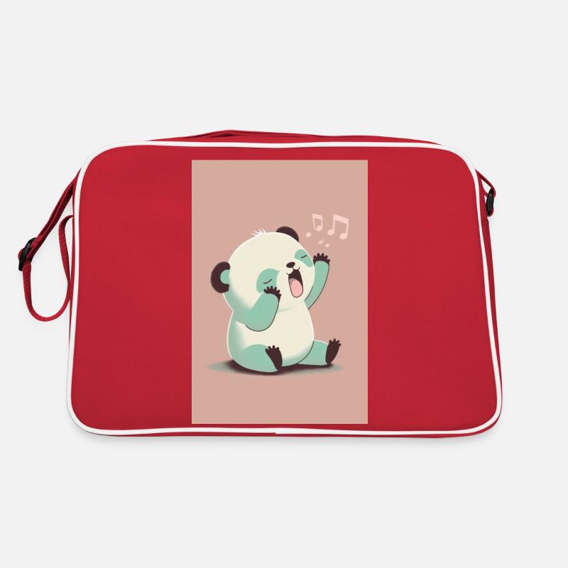 Bébé panda Sac Retro
