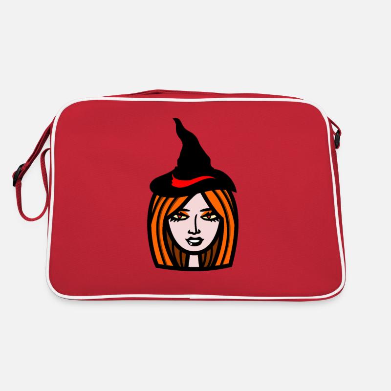Juste des choses sorcières - Sac Retro - rouge/blanc