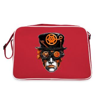 Steampunk Droog - Sac Retro - rouge/blanc - Dos