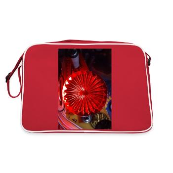 Light Dome Close-up Pinball Photo Pinball Machine - Retro Bag - red/white - Back