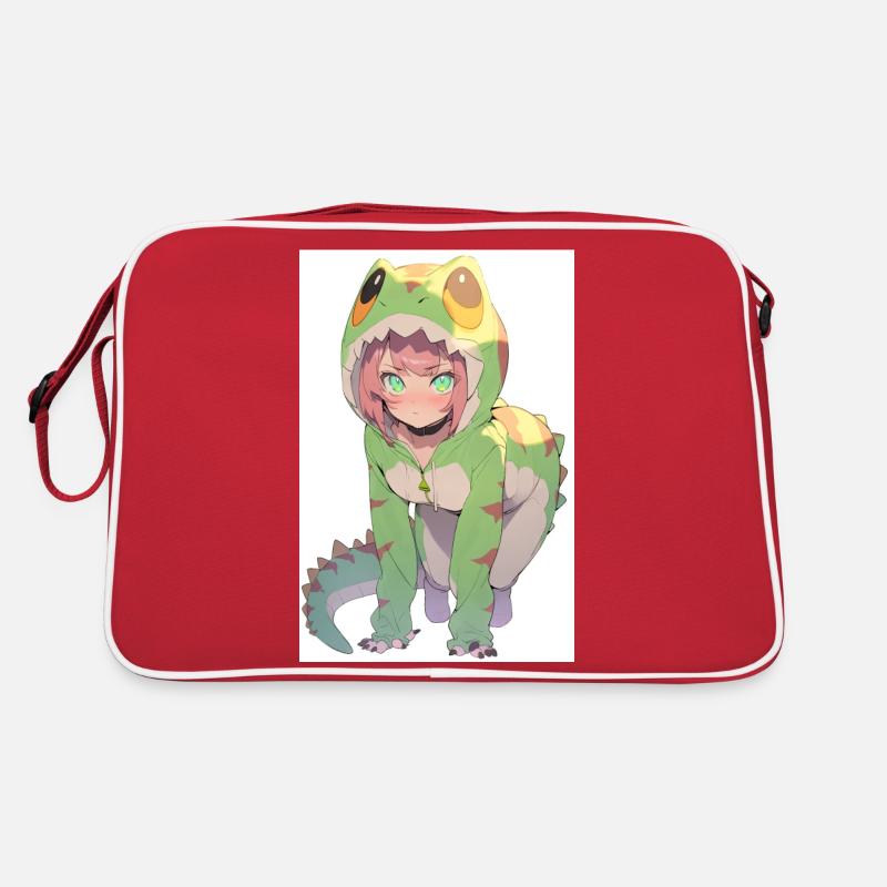 Dino Vixen: Dessin captivant d’un mignon et Sac Retro
