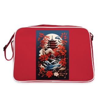 Harmonie au temple - Sac Retro - rouge/blanc - Dos