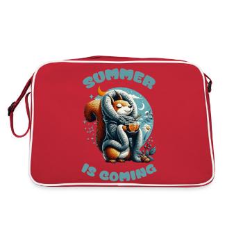 Summer is Coming - Retro Bag - red/white - Back