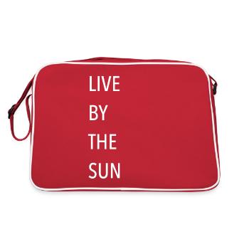 En direct du soleil Matin Midi après-midi Soir - Sac Retro - rouge/blanc - Dos