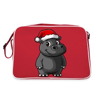 Noël des hippopotames - Sac Retro - rouge/blanc - Dos