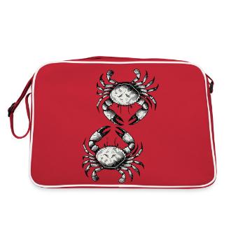 Crabe Crabe - Sac Retro - rouge/blanc - Dos