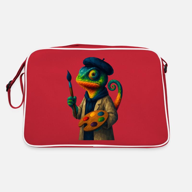 WPAP Style Animaux - Palette de couleurs Chameleon Painter Sac Retro