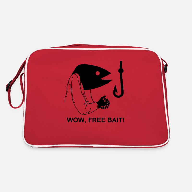wow, free bait Retro Tasche