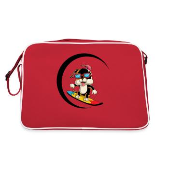 Chien chien - Sac Retro - rouge/blanc - Dos