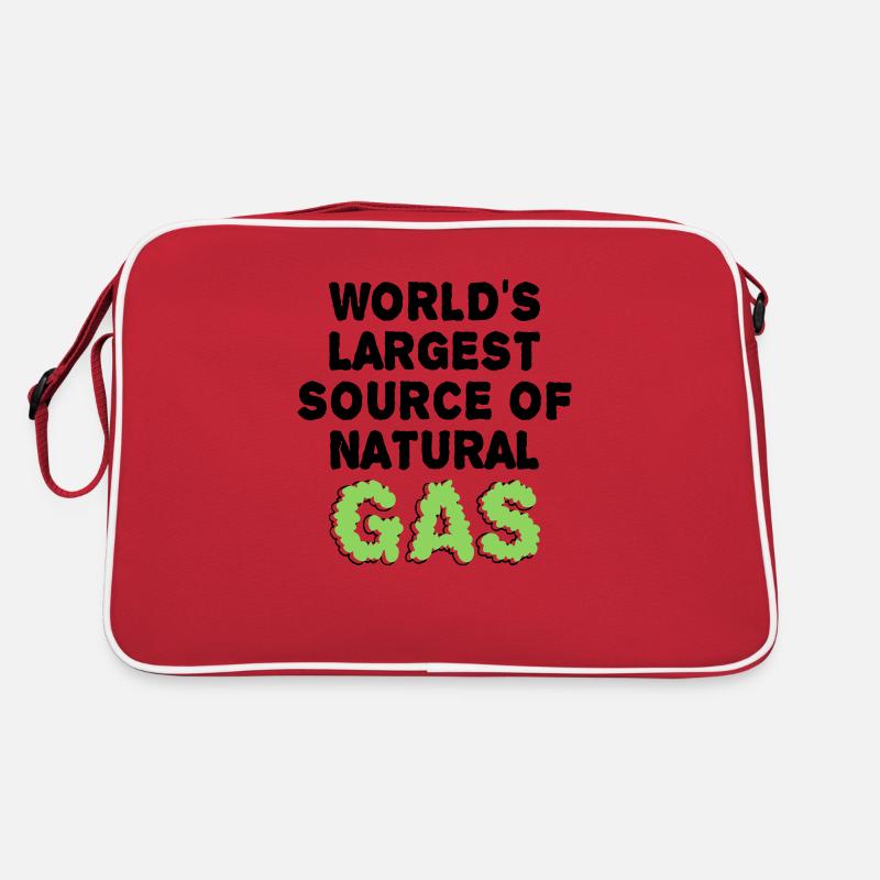 Plus grande source de gaz au monde Sac Retro