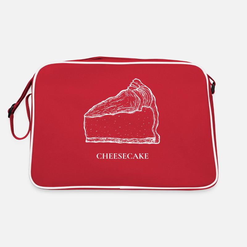 Cheesecake drawing Retro Bag