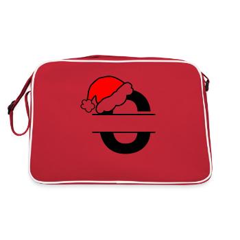 Christmas Alphabet Letter C to Customize - Retro Bag - red/white - Back