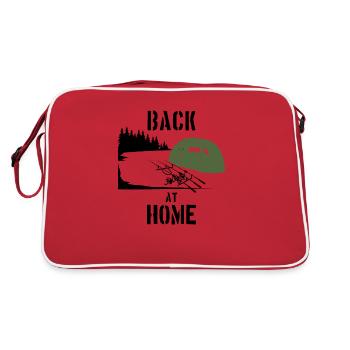 Back at Home Carphunter Carp Carp Carp Angler - Retro Bag - red/white - Back