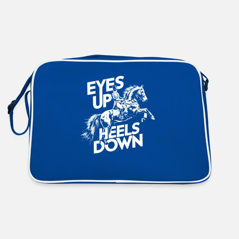 Riding posture: heels down, eyes up Retro Bag