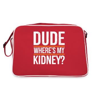L’humour pour les crises sanitaires - Sac Retro - rouge/blanc - Dos