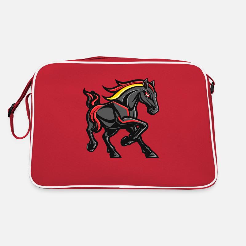 Bande dessinée de cheval Sac Retro
