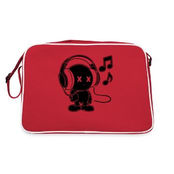 music dude - Retro Bag - red/white - Back