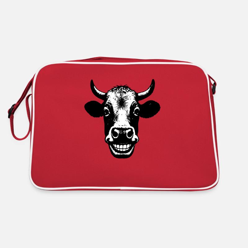 Grinning Cow Retro Bag