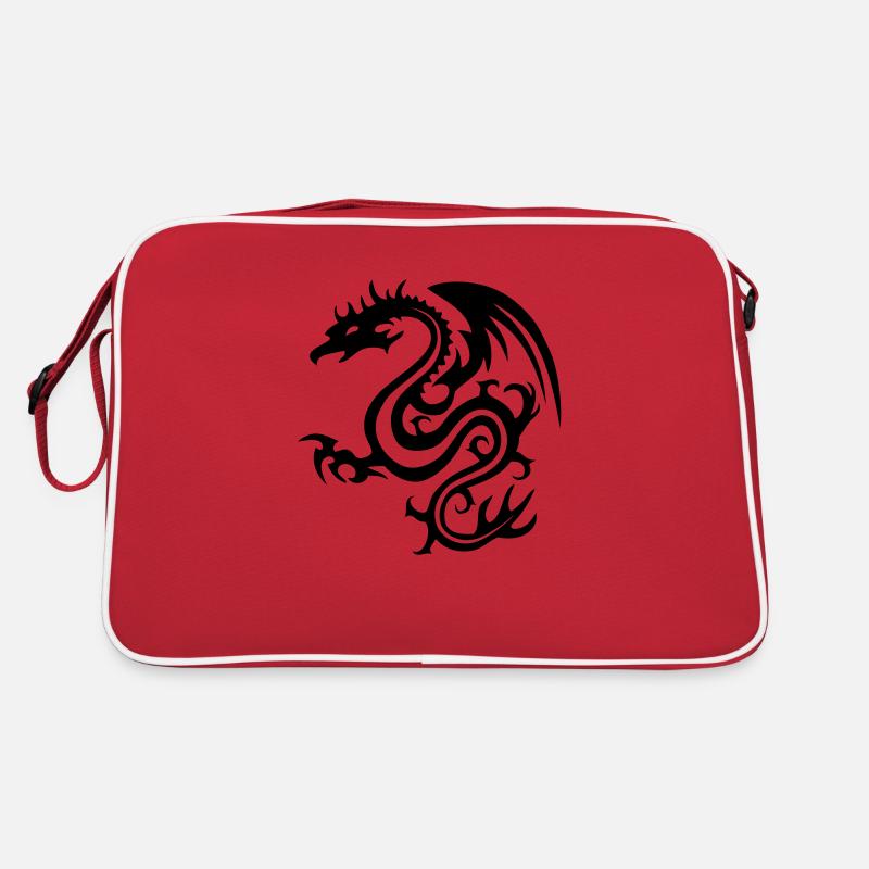 Drache Retro Tasche