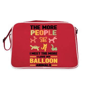 Twister de ballon - Sac Retro - rouge/blanc - Dos