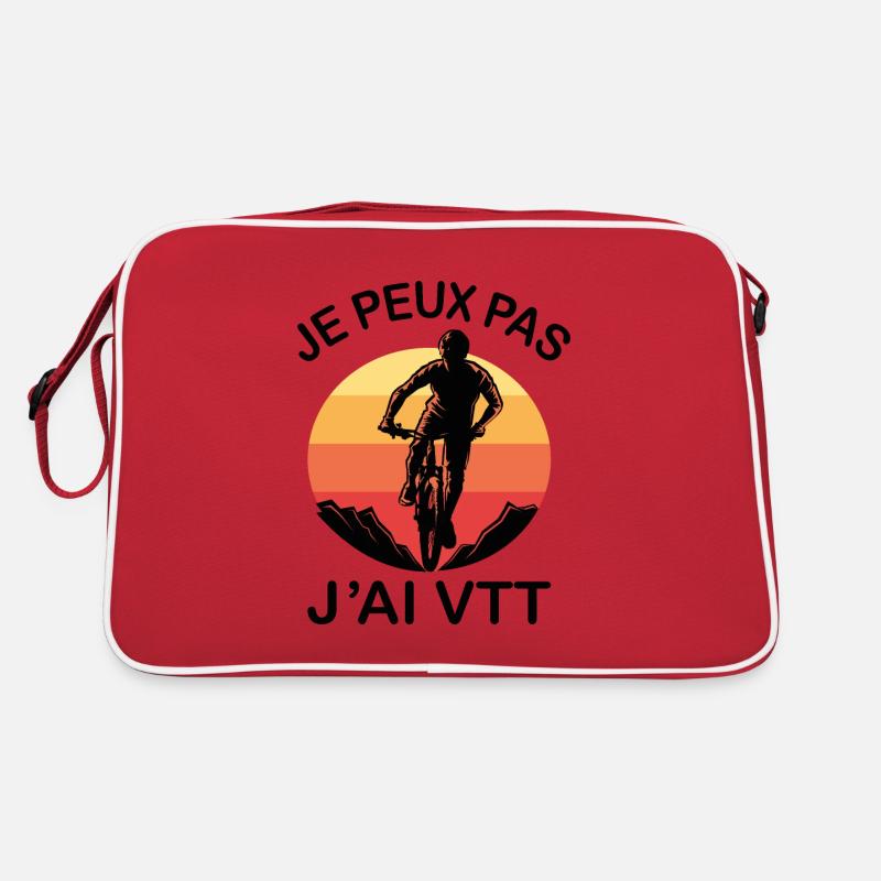 Je Peux Pas J'ai VTT Sac Retro