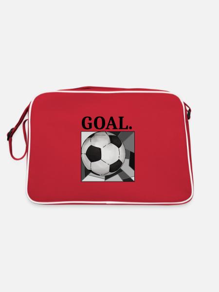 Football Vintage Football Fan Design Tournament 2022 - Retro Bag - red/white - Back