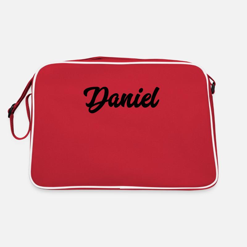 Daniel Custom Text Nom d’anniversaire Sac Retro