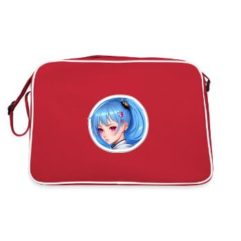 Anime Cute Girl Kawaii - Sac Retro - rouge/blanc - Dos