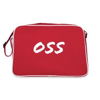 Oss - Sac Retro - rouge/blanc - Dos