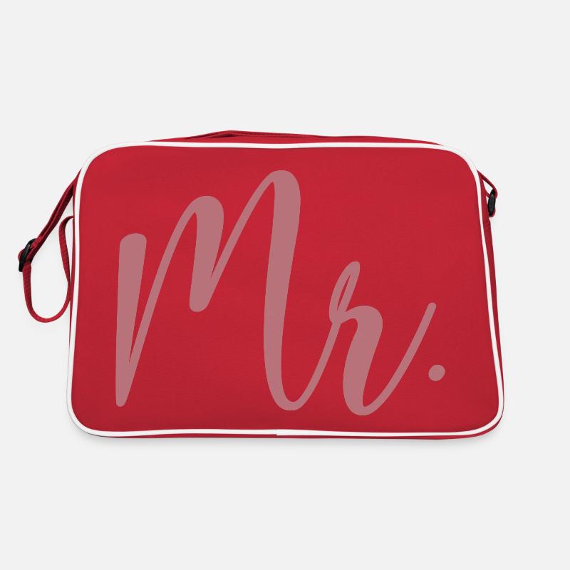 Mr. Matching Paar Verlobung Hochzeit Flitterwochen Retro Tasche