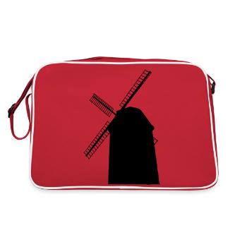 windmill - Retro Bag - red/white - Back