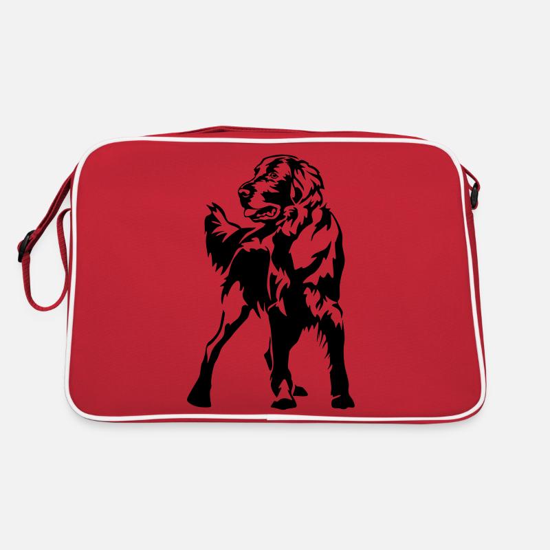 Flat-coated Retriever Retro Tasche