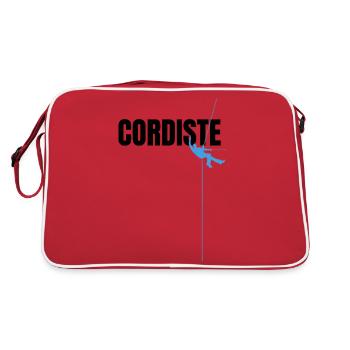 Cordiste - Retro Tasche - Rot/Weiß - Hinten