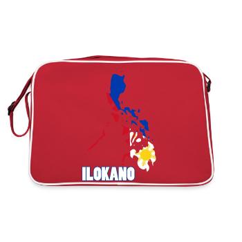 Philippines drapeau philippin fierté je cadeau - Sac Retro - rouge/blanc - Dos
