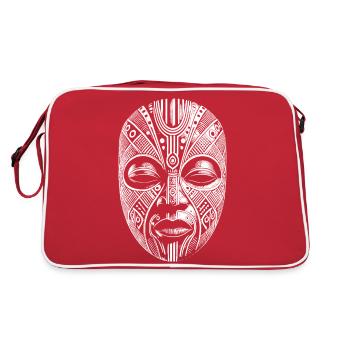 Mask - Retro Bag - red/white - Back