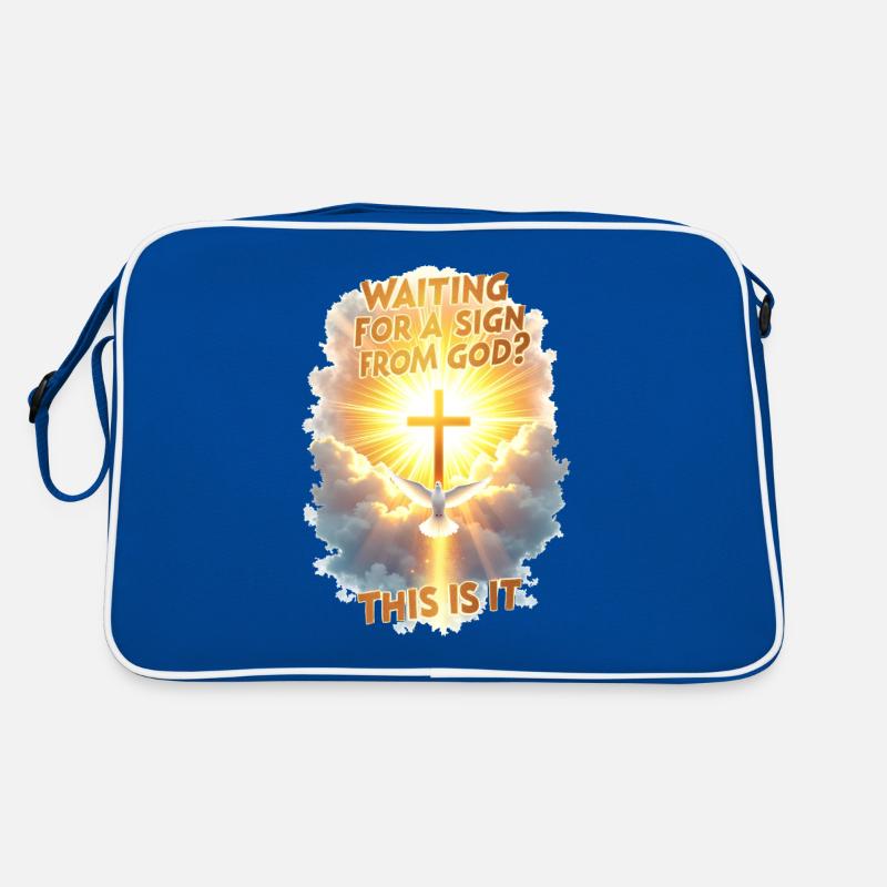Zeichen von Gott Retro Tasche