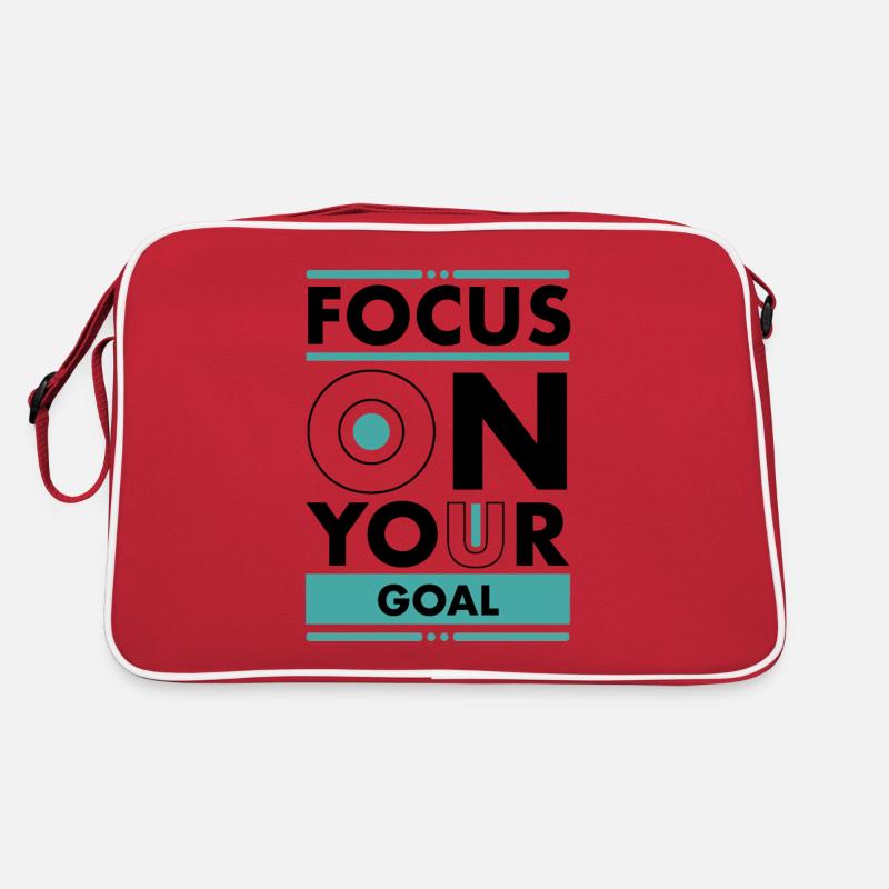 Concentrez-vous sur votre objectif - concentrez-vous sur votre objectif Sac Retro