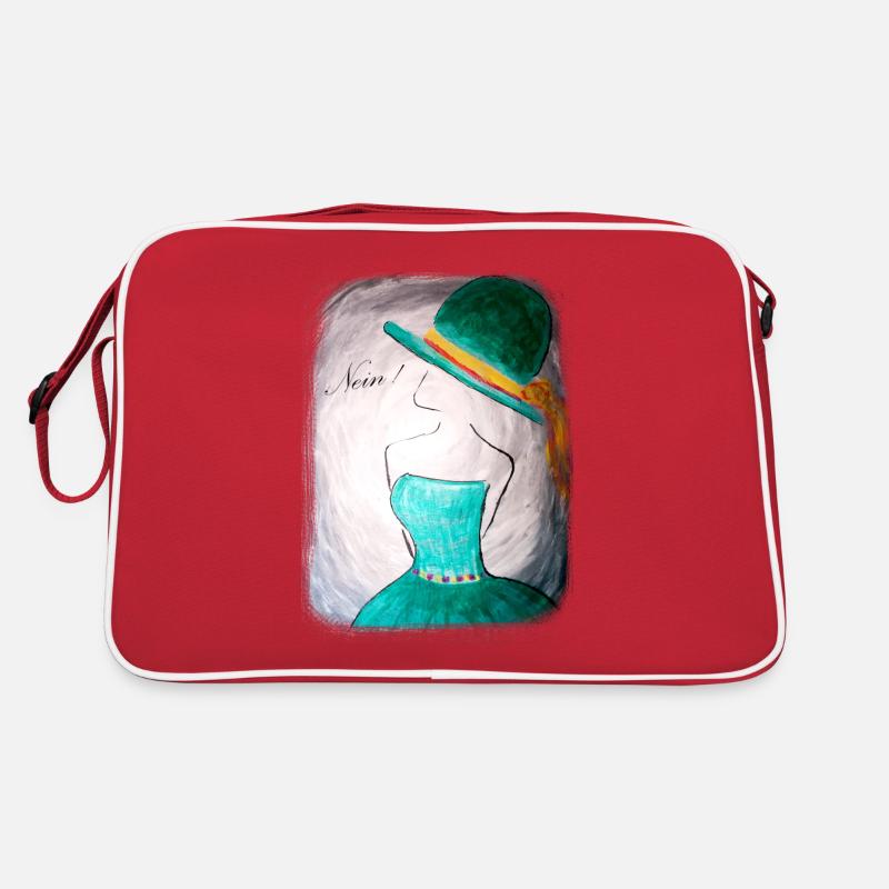 Non! Opposant, ne fais pas, ne fais pas ça, nettsfetz Sac Retro