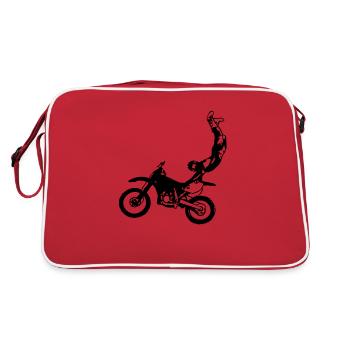 cb37_freestyler - Sac Retro - rouge/blanc - Dos