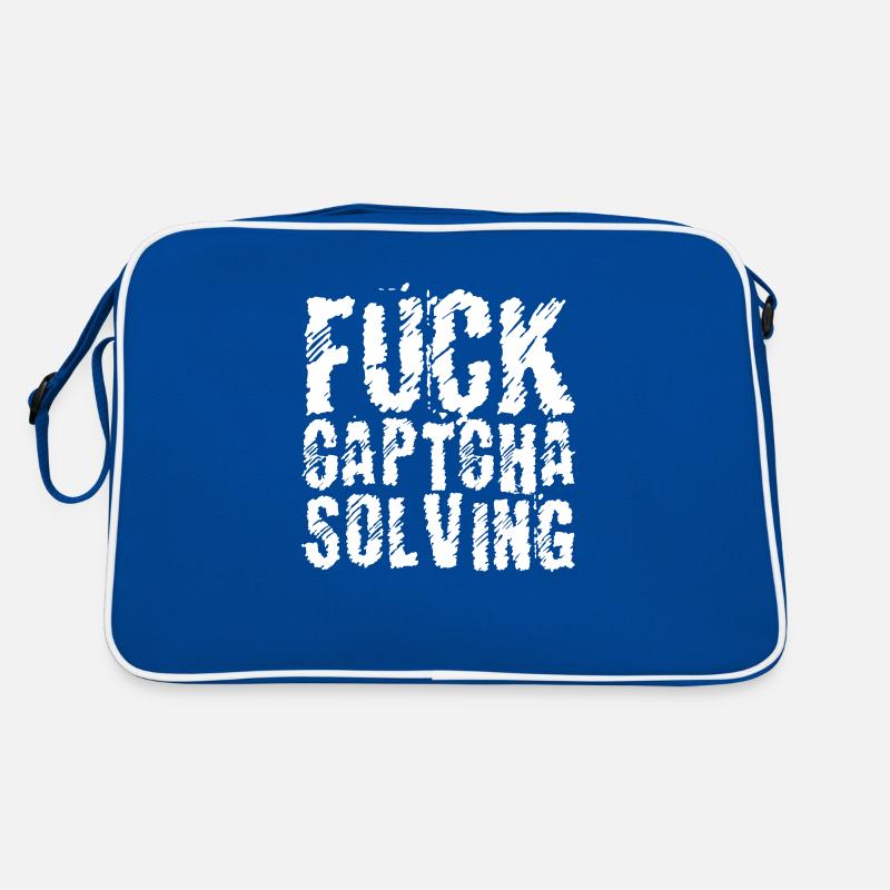 Fuck Captcha Solving Retro Bag