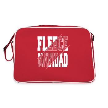 Dino Dinosaur Bedroom Couples - Retro Bag - red/white - Back