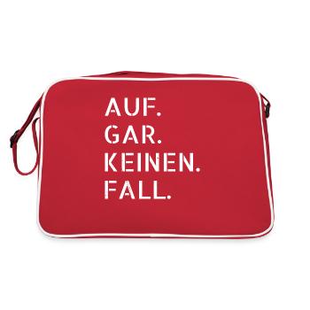 saying gift quote funny fun gift idea - Retro Bag - red/white - Back