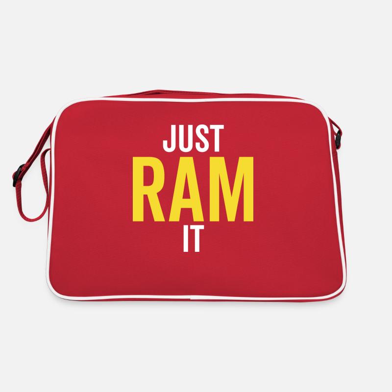 Einfach Rammen Sie es Retro Tasche